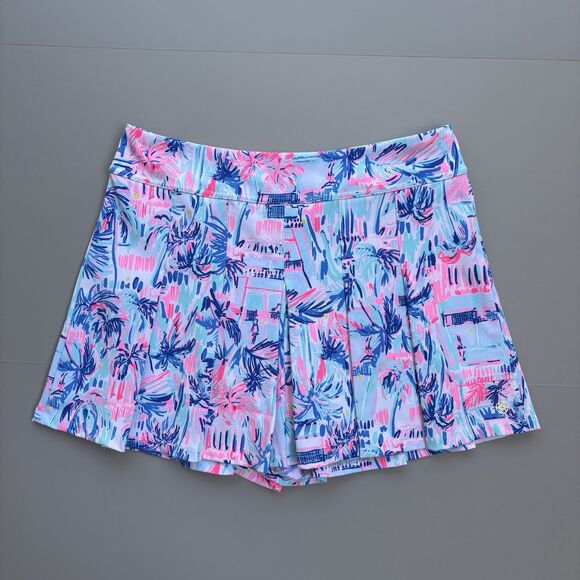 Lilly Pulitzer Women 8 Frazer Shorts Perfect Match UPF 50+ Ravello Blue Golf